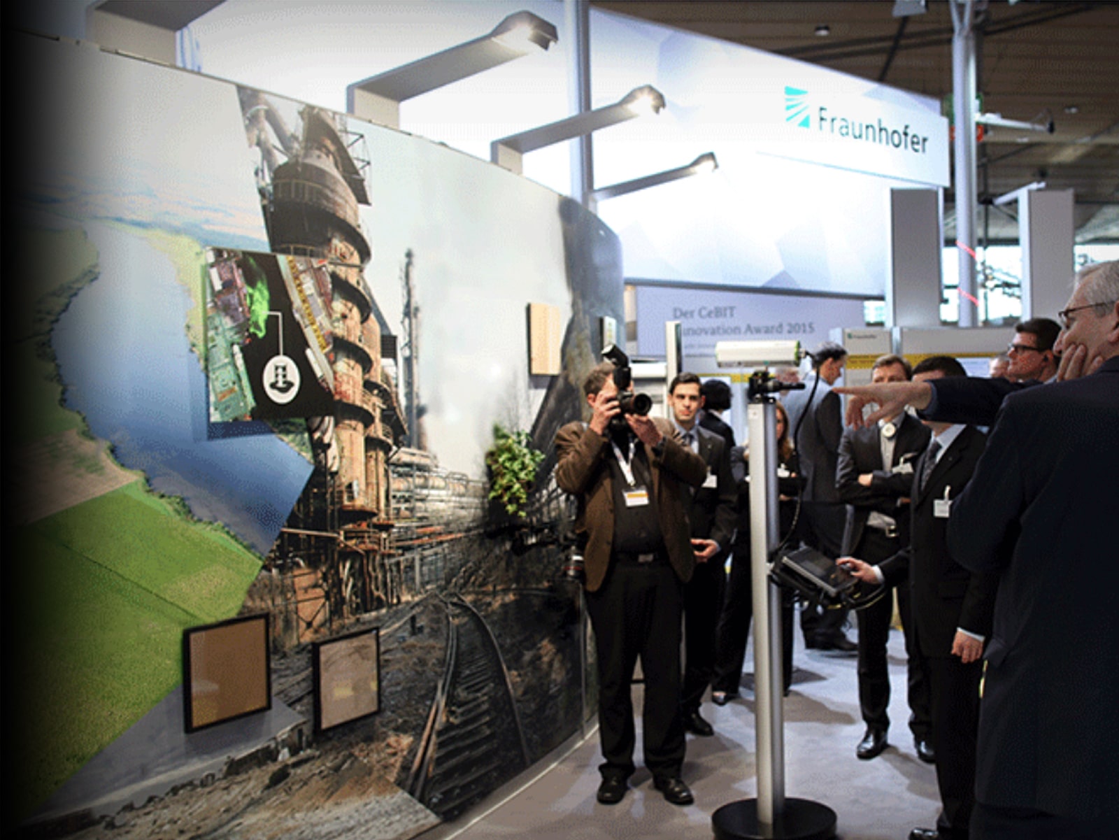 How might we detect different materials in the environment by using spectral imaging?